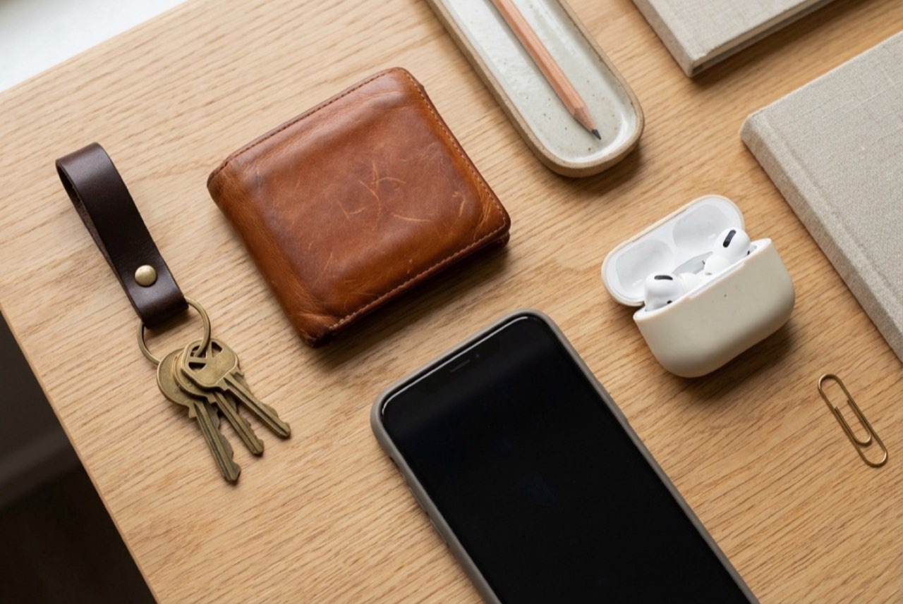 Apple AirTag am Schlüsselbund