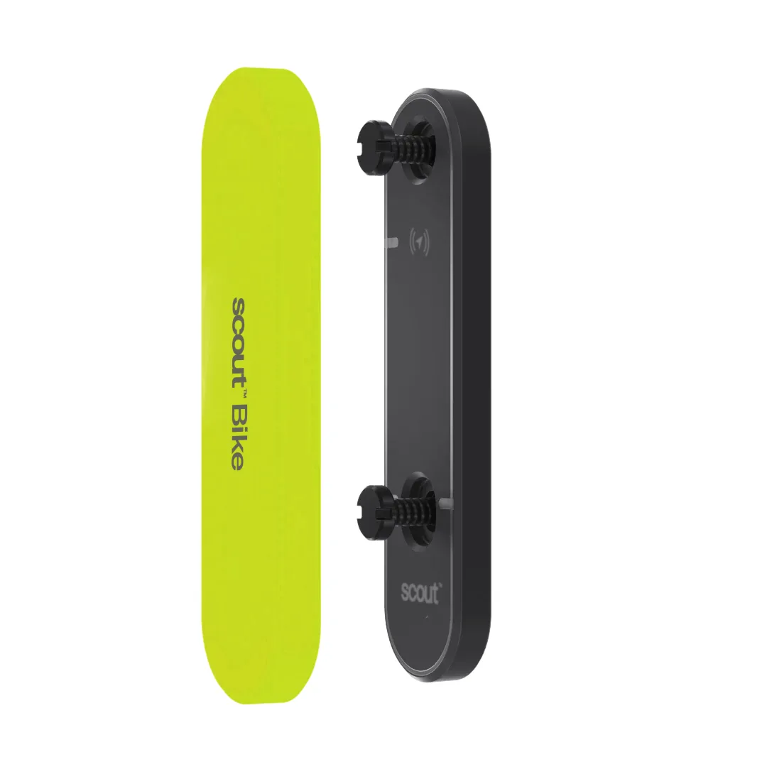 Knog Scout mit Befestigungsschrauben und Abdeckung (Herstellerbild Knog)